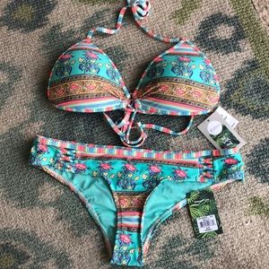 💚 Eidon Colorful Bikini Set 💚